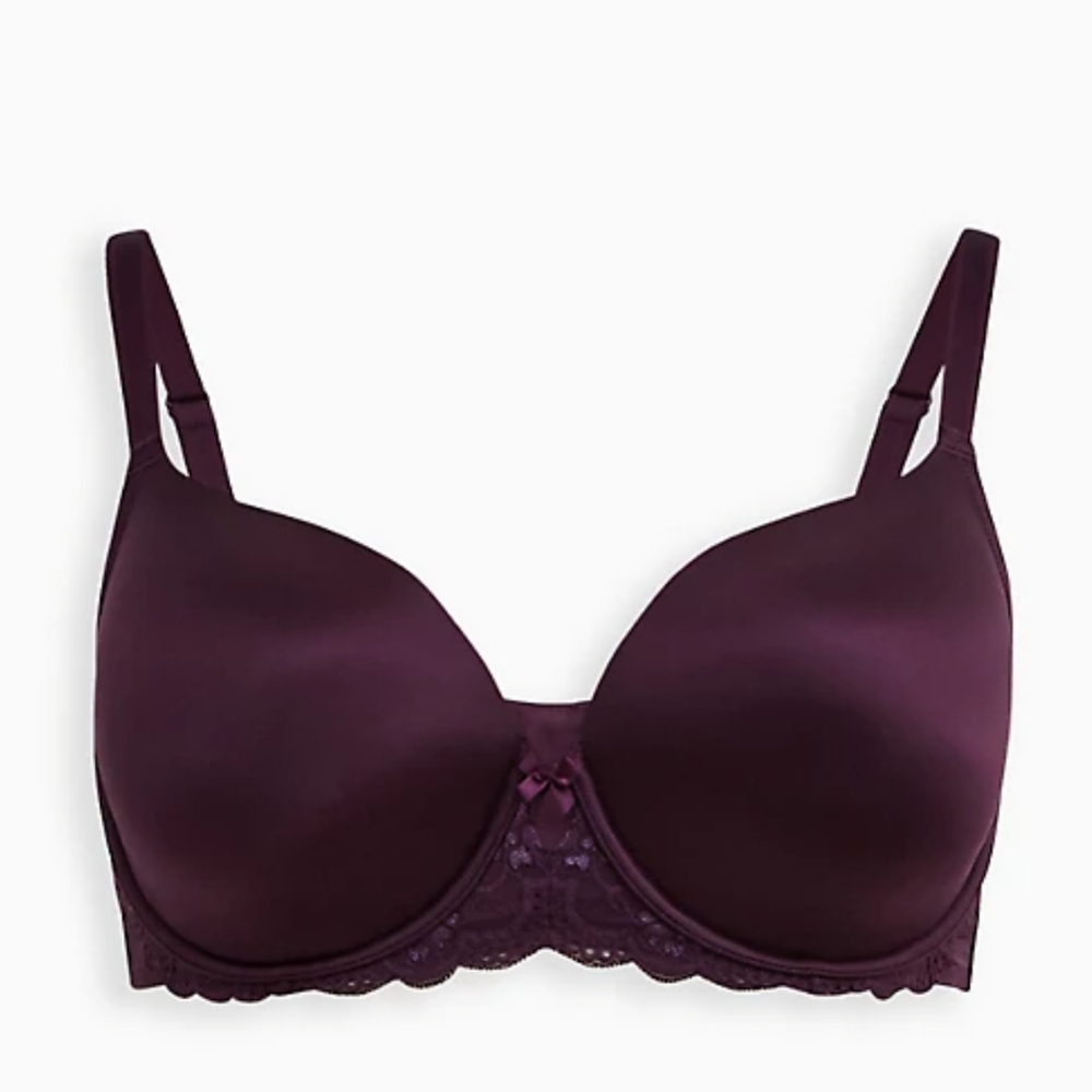 ✨NWT✨Final Price Torrid Lightly Lined Tshirt Bra-Microfibre Purple Shine